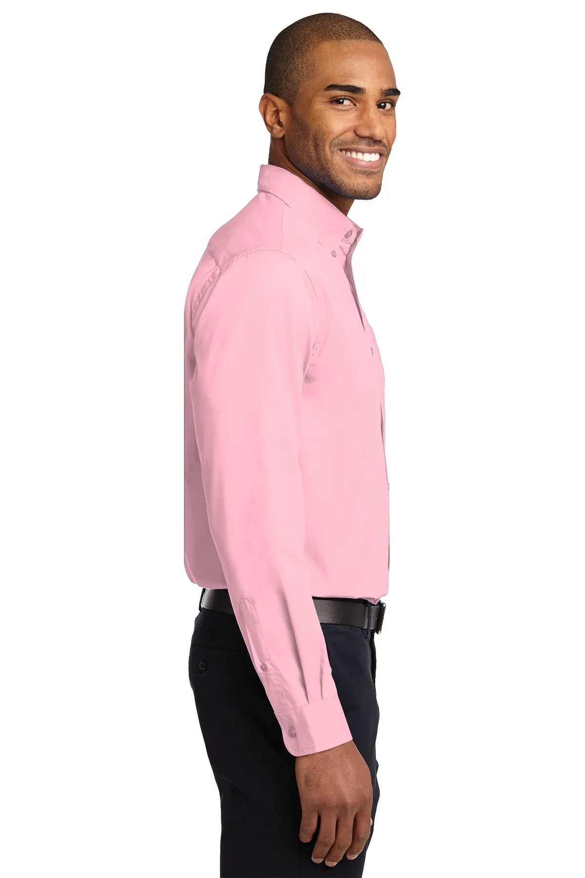 Port Authority Easy Care Custom Shirts, Light Pink