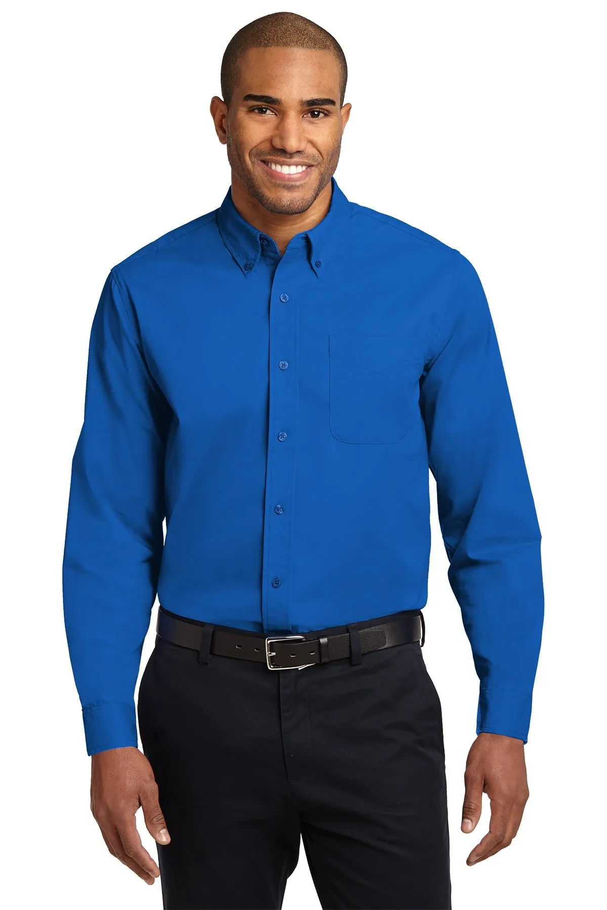 Port Authority Easy Care Custom Shirts, Strong Blue