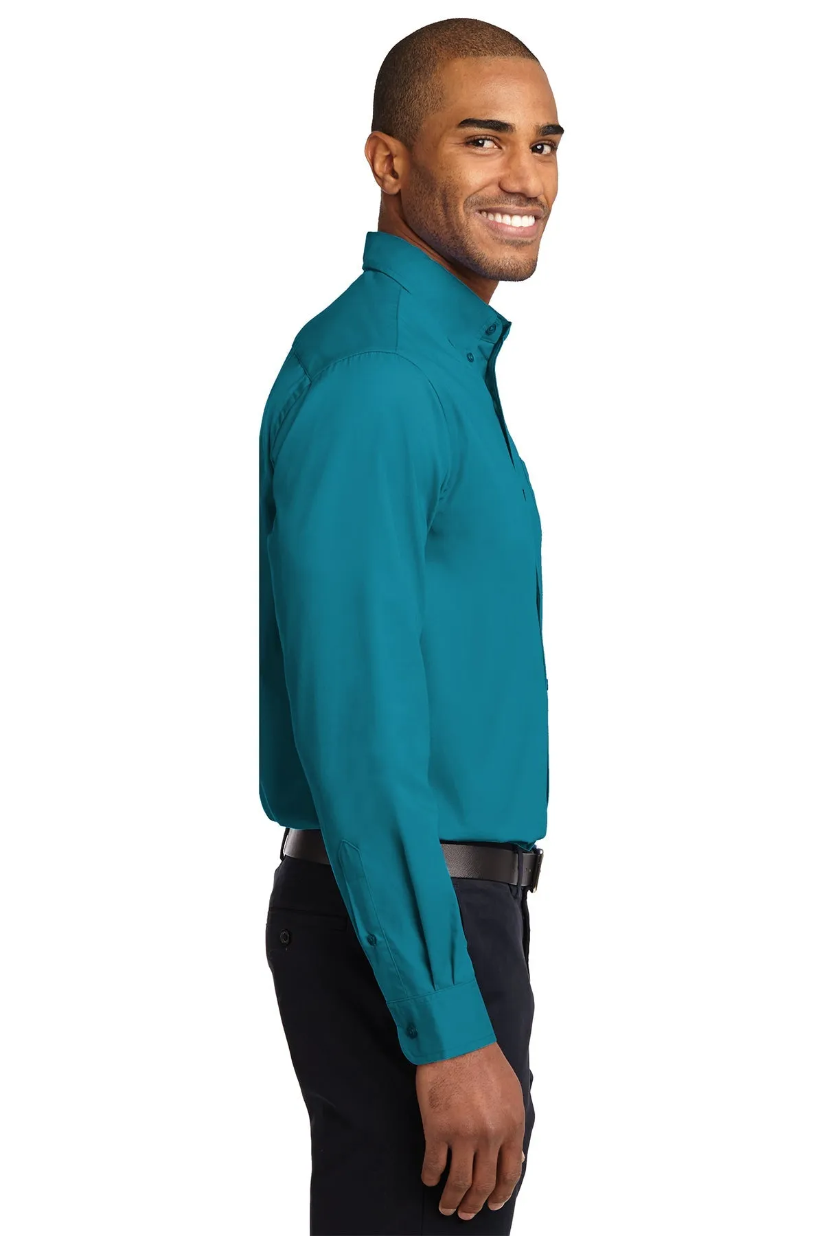 Port Authority Easy Care Custom Shirts, Teal Green