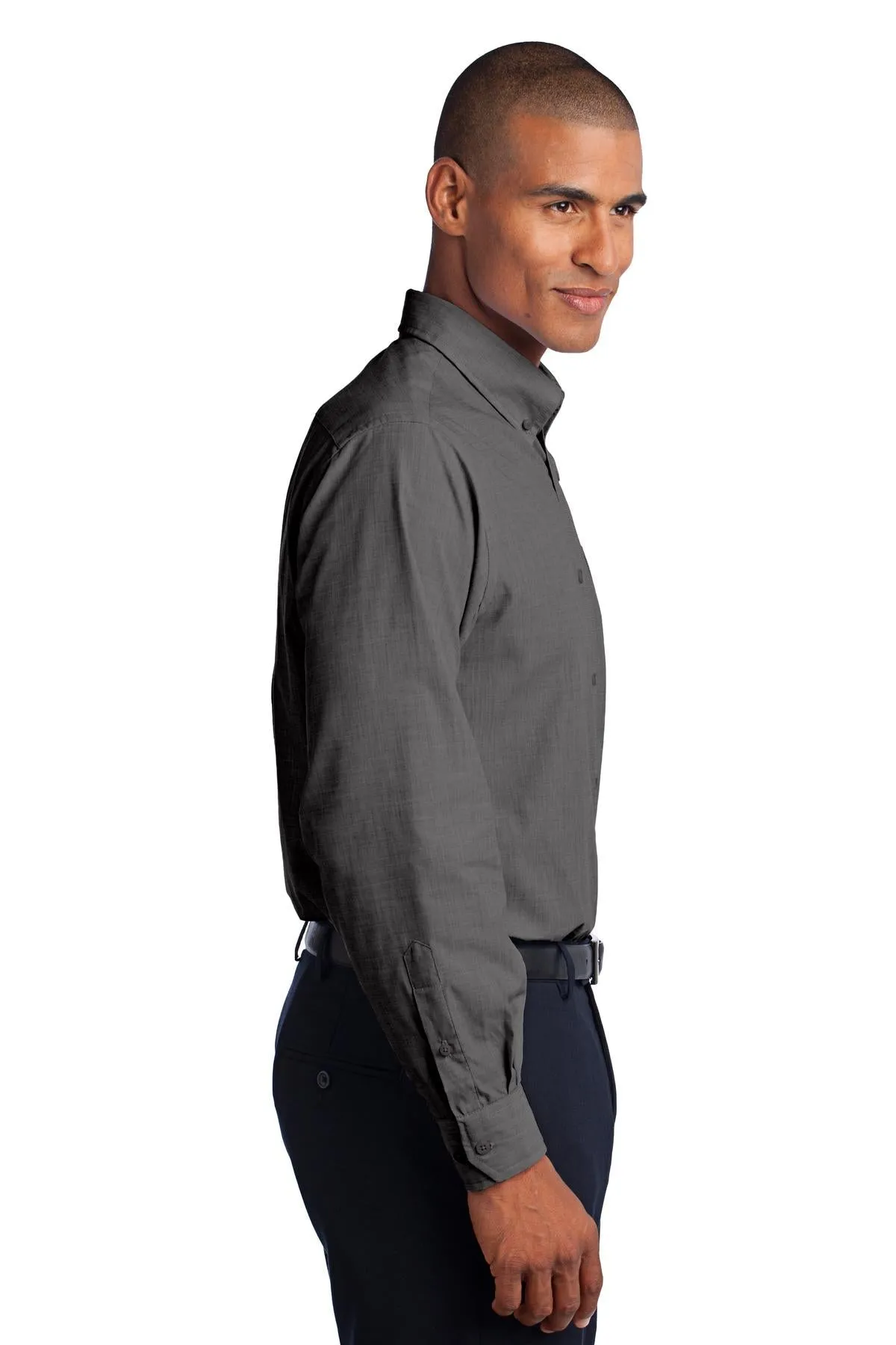 Port Authority Easy Care Shirt, Soft Black [CR Powered by Epiroc]