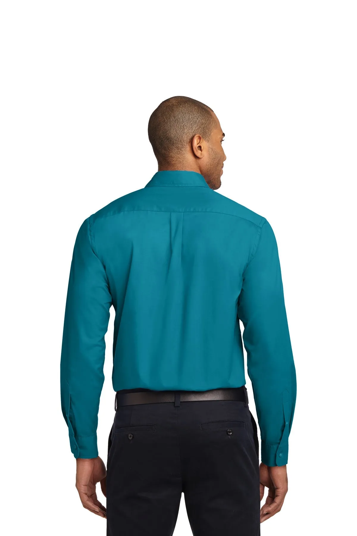 Port Authority Extended Size Easy Care Branded Shirts, Teal Green