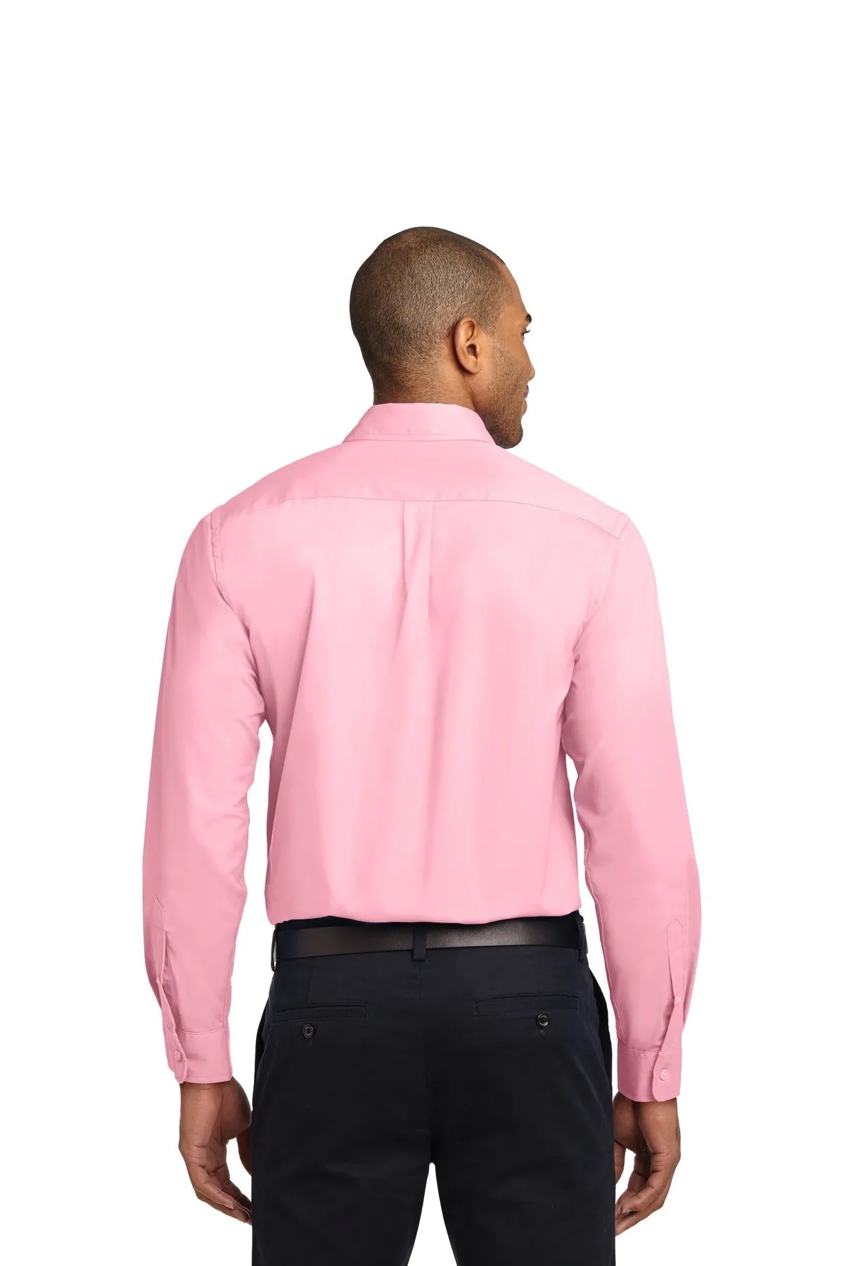 Port Authority Extended Size Easy Care Custom Shirts, Light Pink