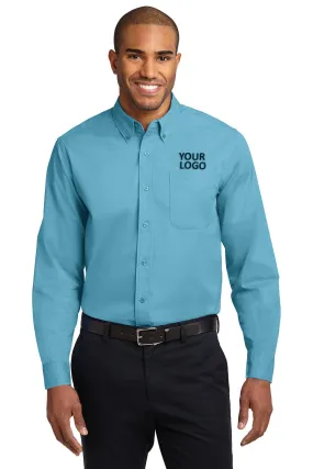 Port Authority Extended Size Easy Care Custom Shirts, Maui Blue