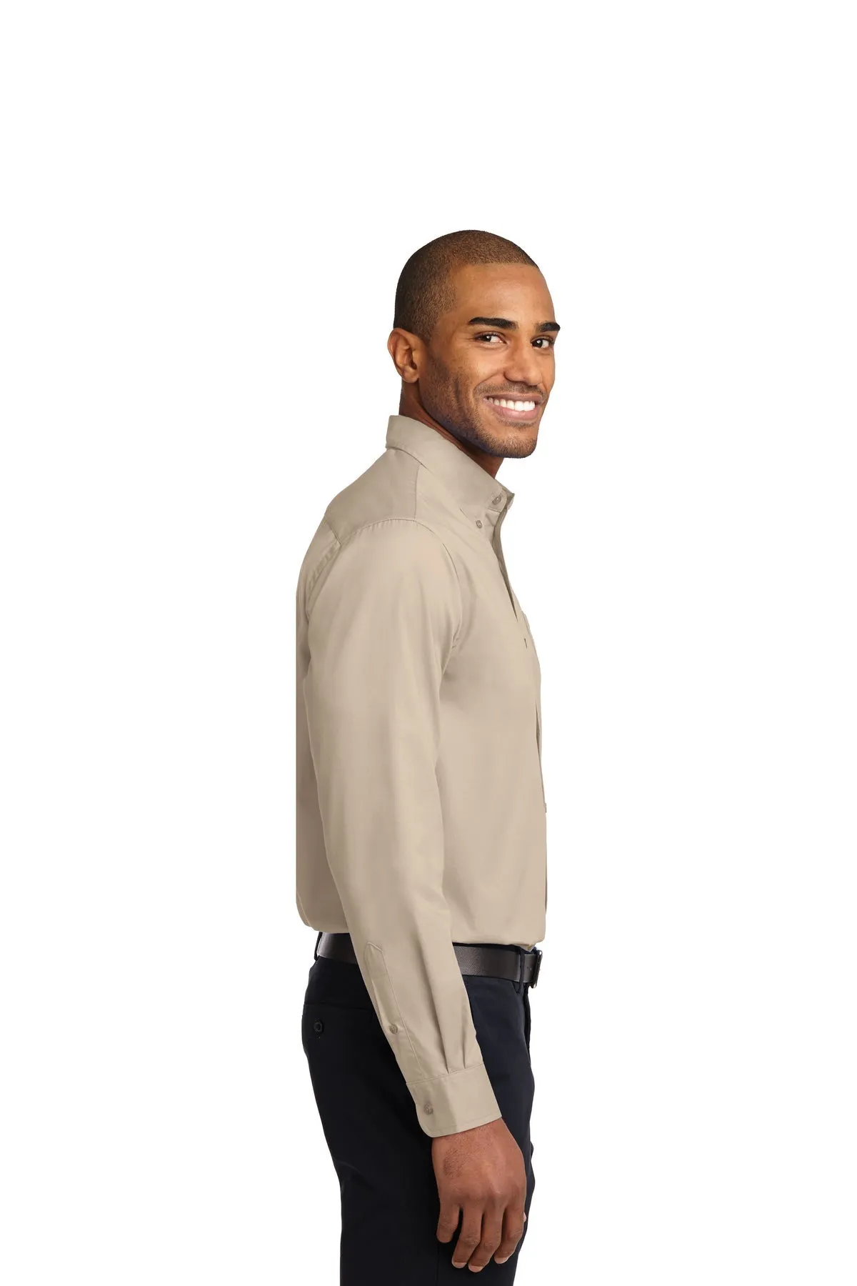 Port Authority Extended Size Easy Care Custom Shirts, Stone