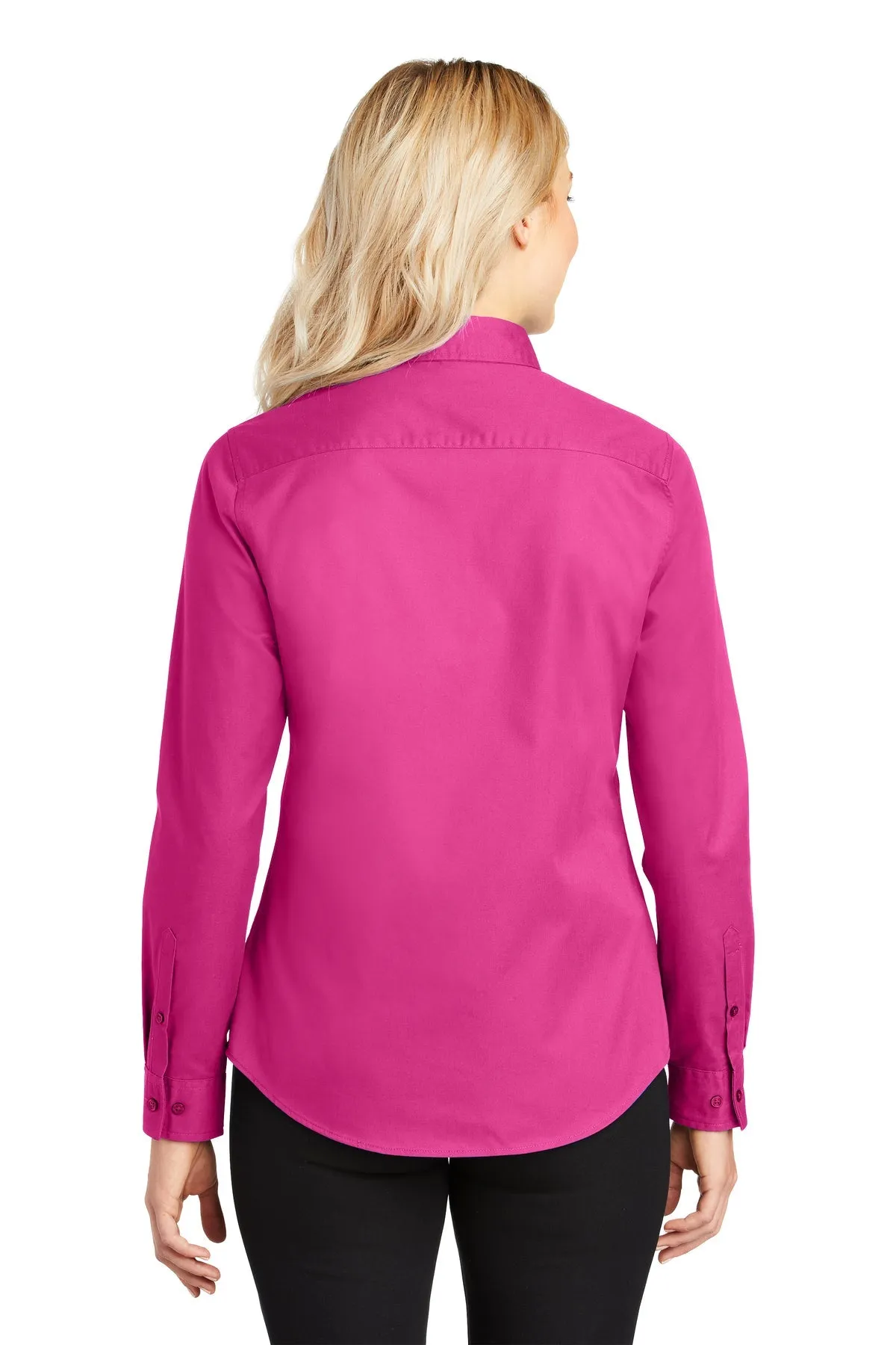 Port Authority Ladies Custom Easy Care Shirts, Tropical Pink