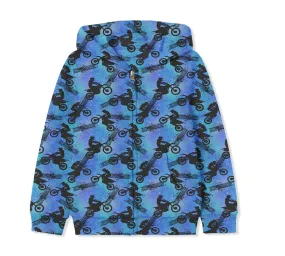 [Pre Sale] Whimsical & Wild Motocross - Kids Zip Up Hoodie Sweatshirt (EST SHIP LATE MARCH)