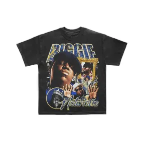 Present Vintage "Biggie" Tee (Washed-Black)