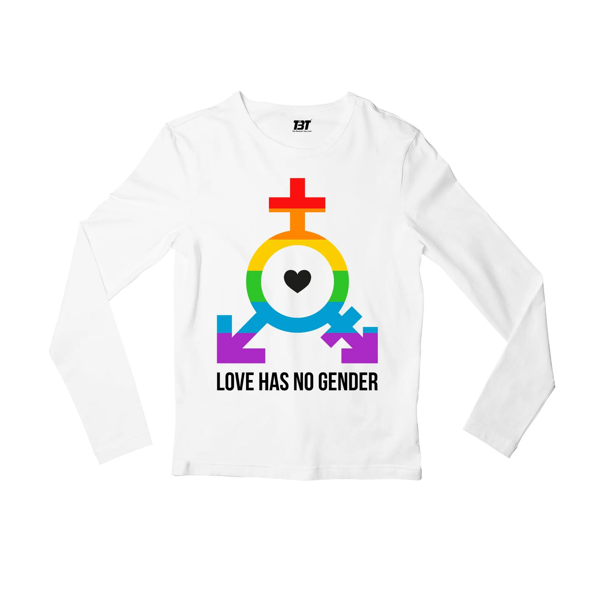 Pride Full Sleeves T shirt - Love Has No Gender