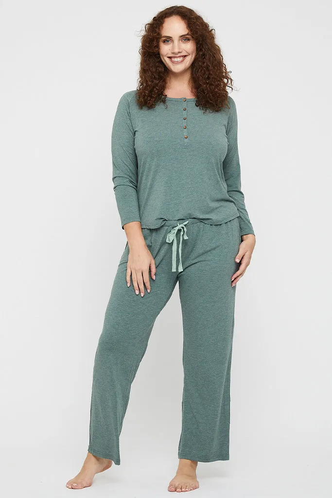 Relax PJ Pants - Moss Green