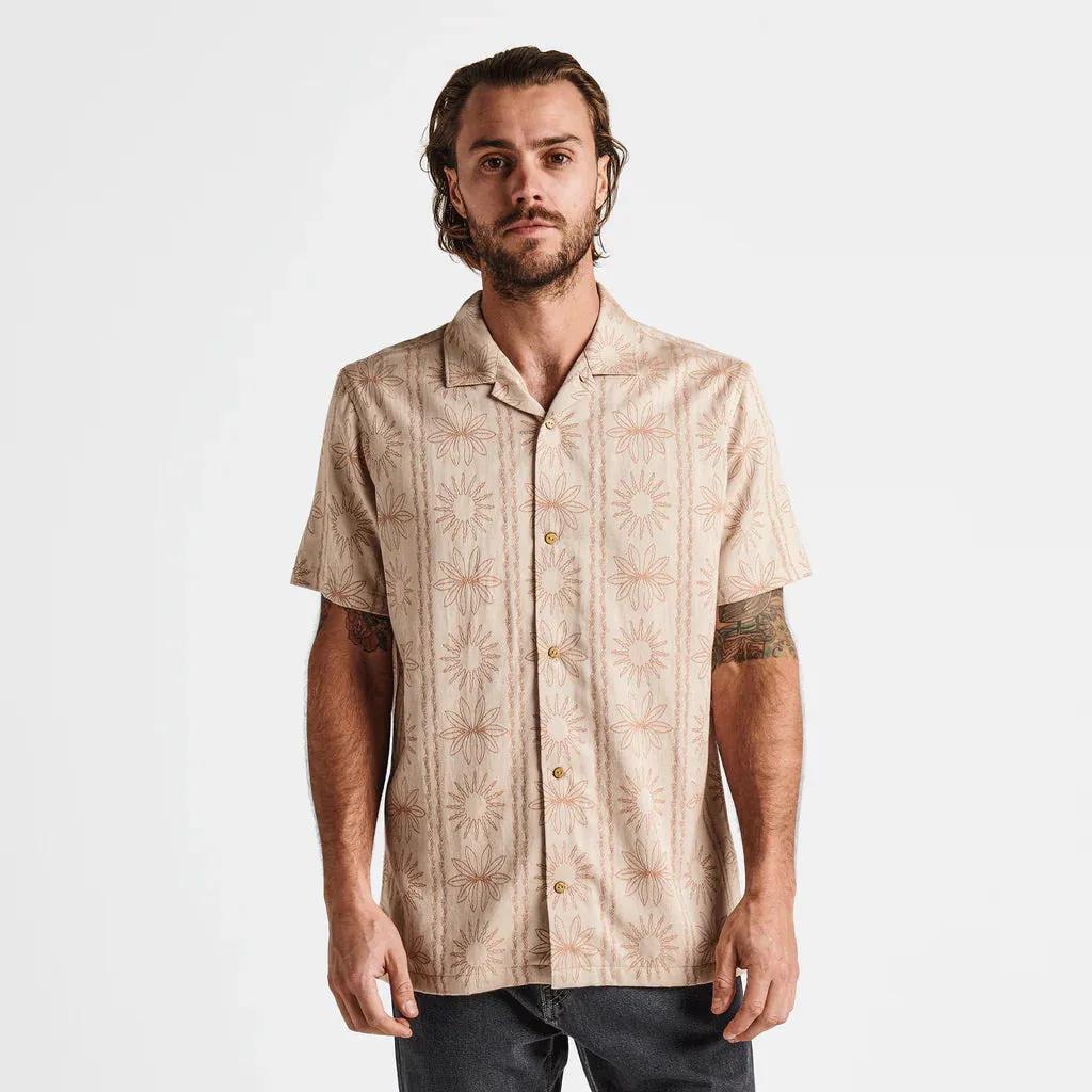 Roark Gonzo Camp Collar Shirt - Tiare Bone