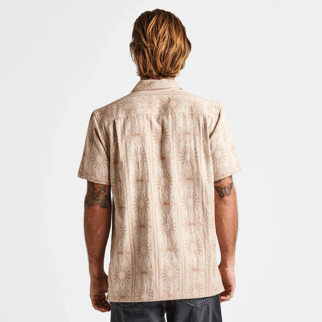 Roark Gonzo Camp Collar Shirt - Tiare Bone