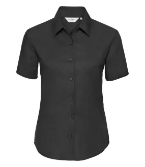 Russell Collection Short Sleeve Easy Care Oxford Shirt (Ladies)