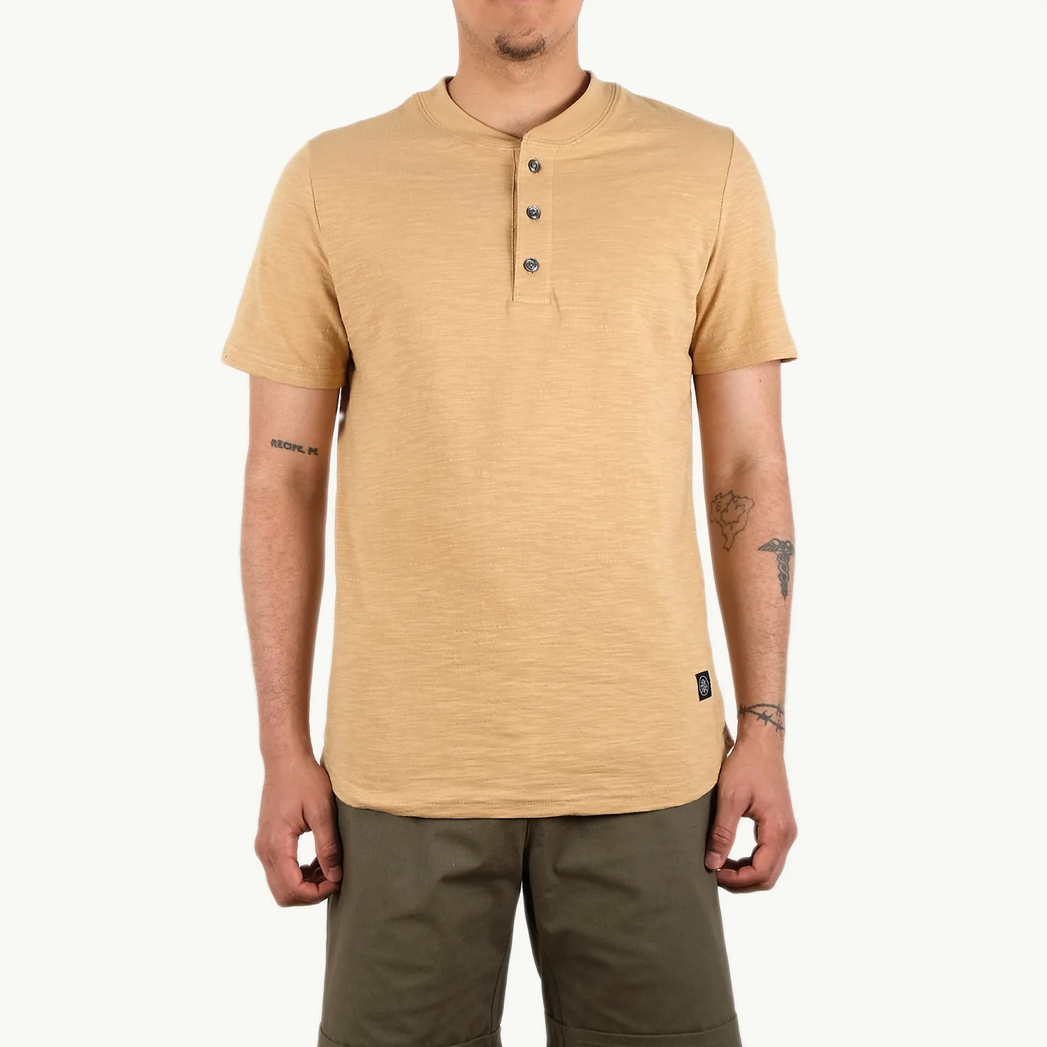 Sand Slub S/S Henley