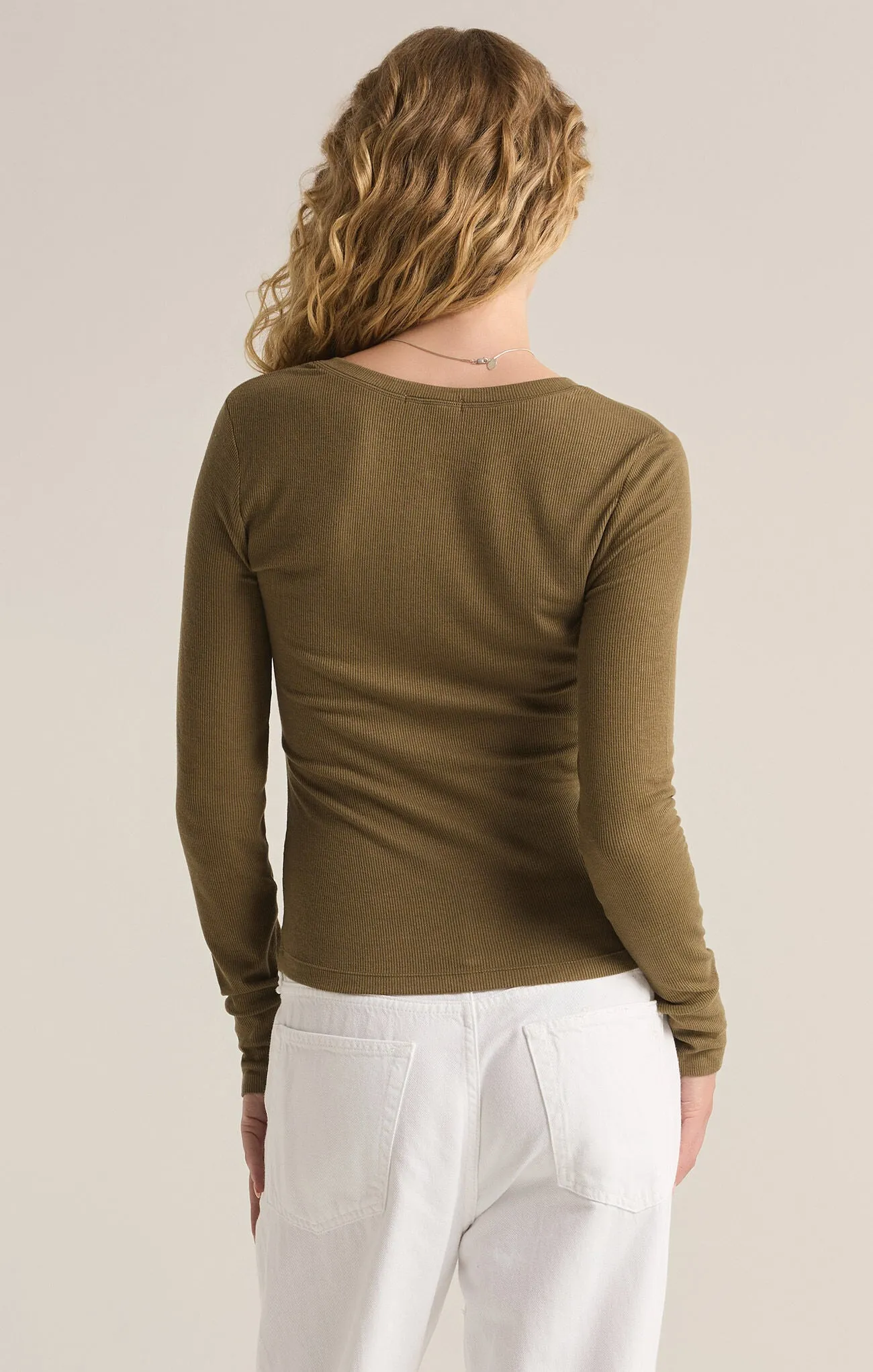 Scarlett Rib Henley