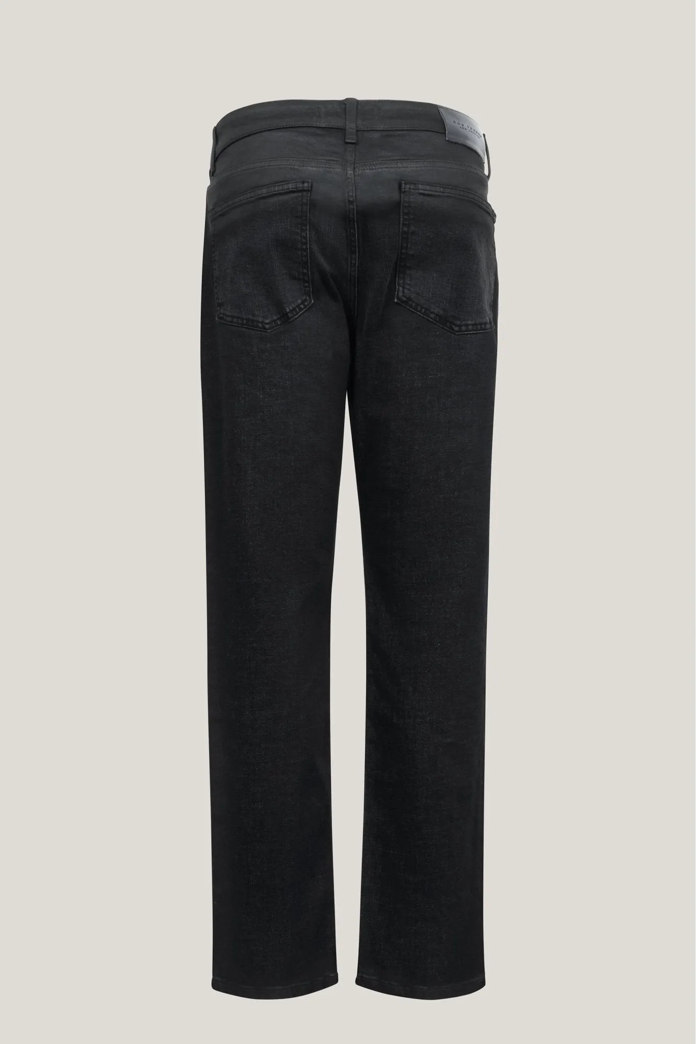 Side Waxed Tapered Jeans - Grey