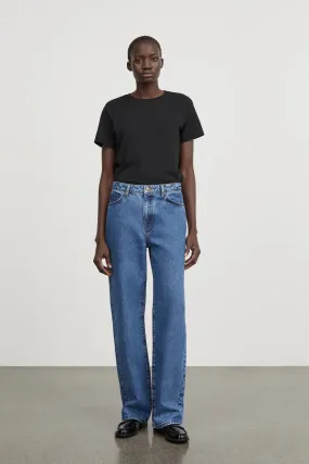 SKALL - JEANS DROIT MADDY - BLEU MOYEN DÉLAVÉ - AH24