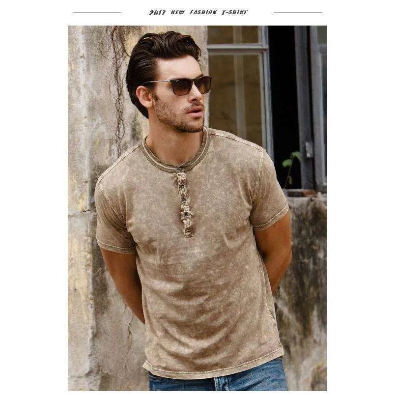 Solid Neutral Men's Top