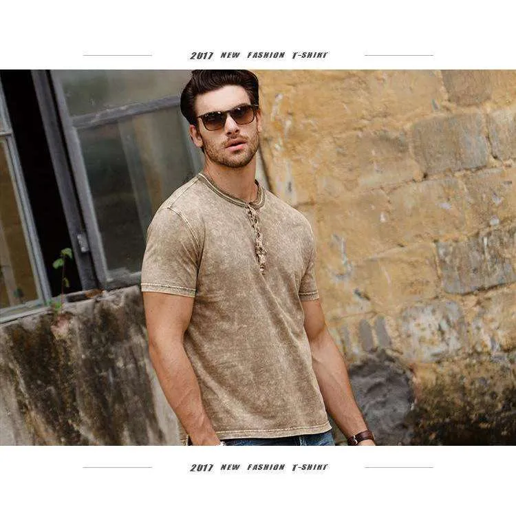 Solid Neutral Men's Top