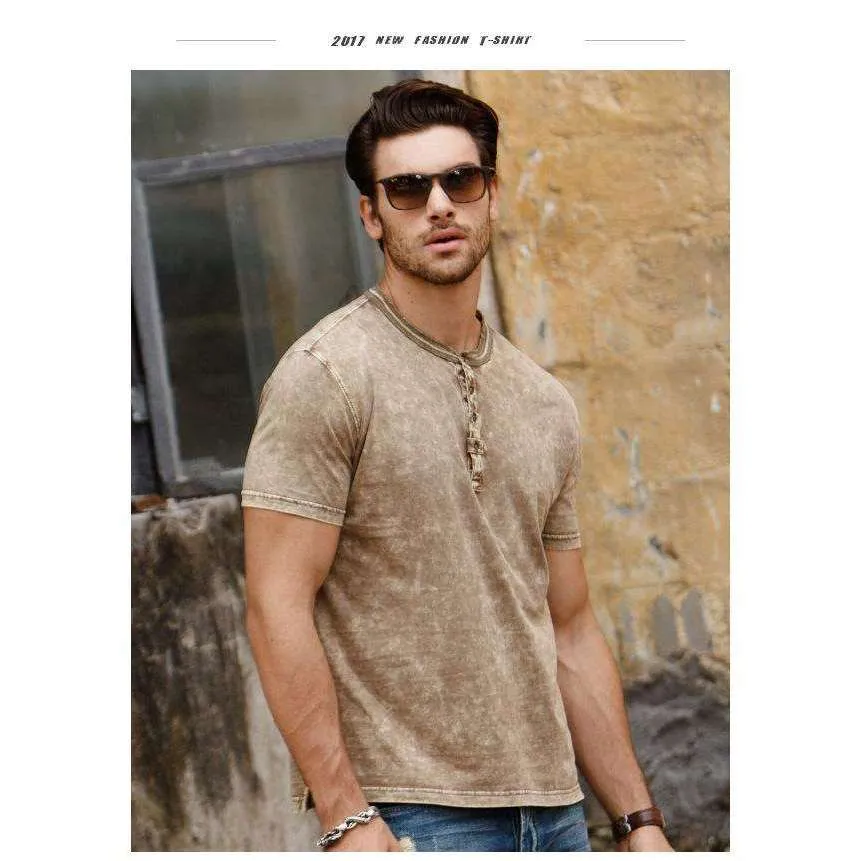 Solid Neutral Men's Top