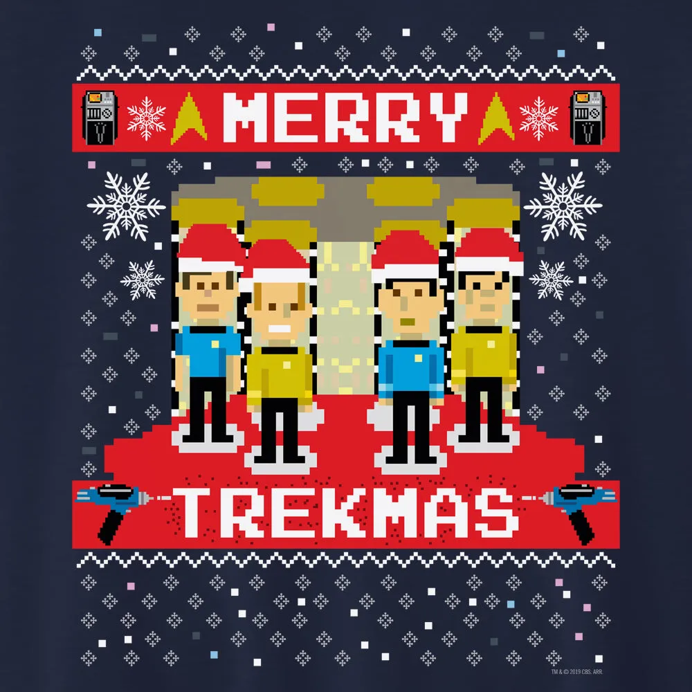 Star Trek: The Original Series Merry Trekmas Fleece Crewneck Sweatshirt