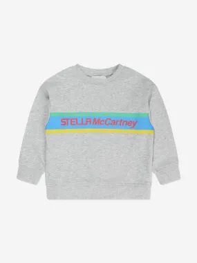 Stella McCartney Boys Logo Sweatshirt in Grey