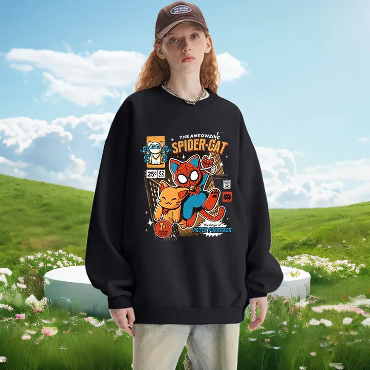 “Style trendy cat spider” Sweatshirt