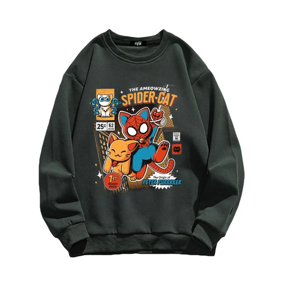 “Style trendy cat spider” Sweatshirt