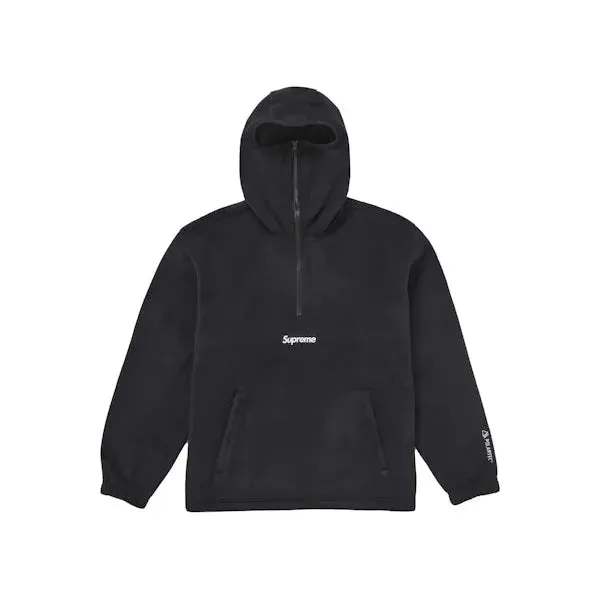 Supreme Polartec Facemask Half Zip Hooded Sweatshirt (FW24) Black