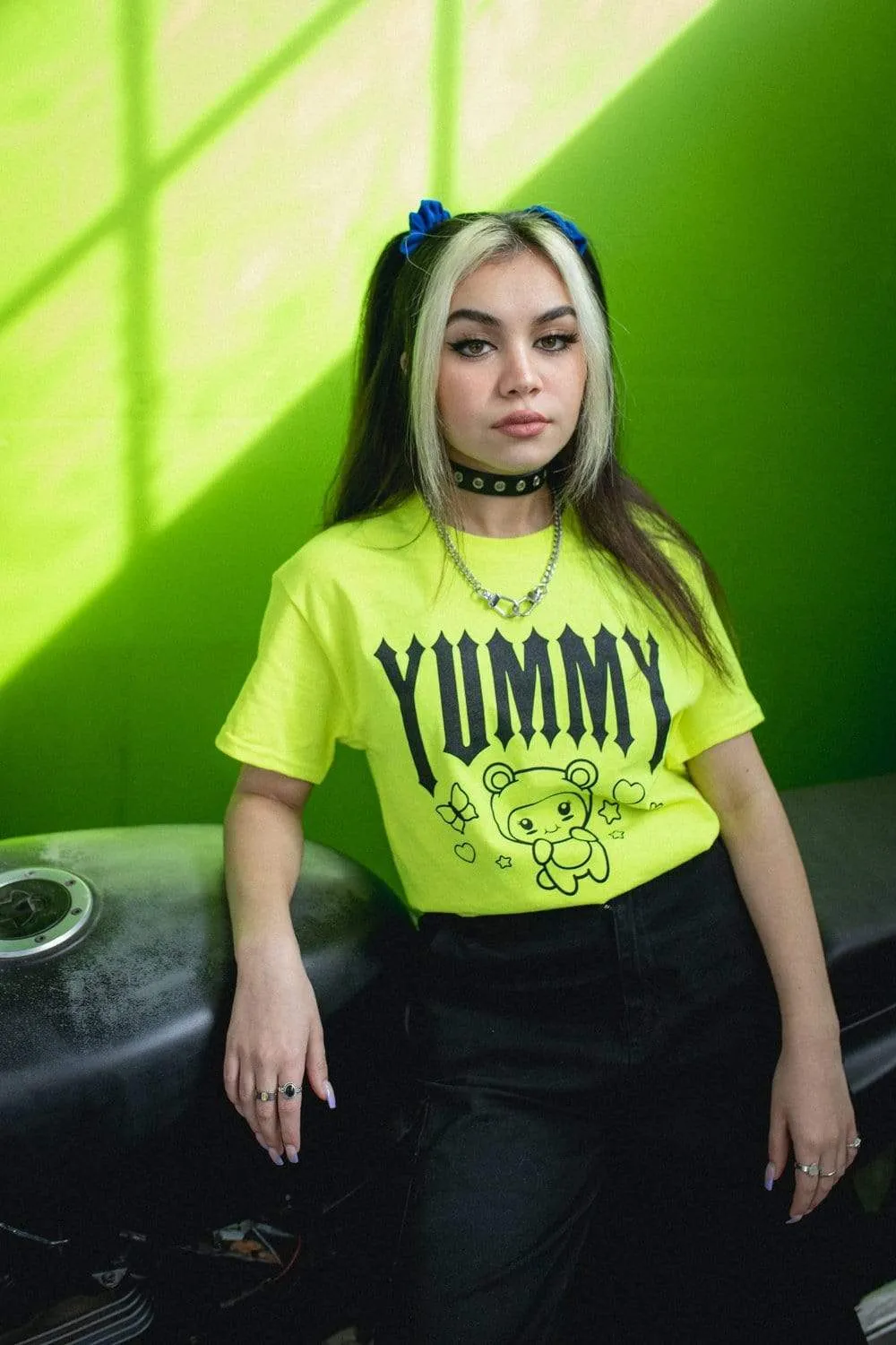 TaraYummy Exclusive Kawaii Neon Green Shirt