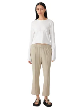 Twill Flared Pant / Light Tan