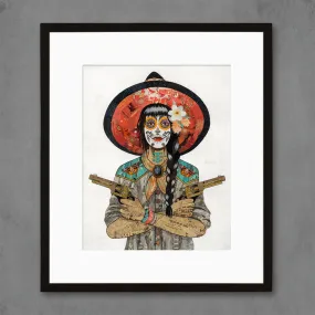 VAQUERA SUDOESTE (PAINTED LADY) limited edition paper print