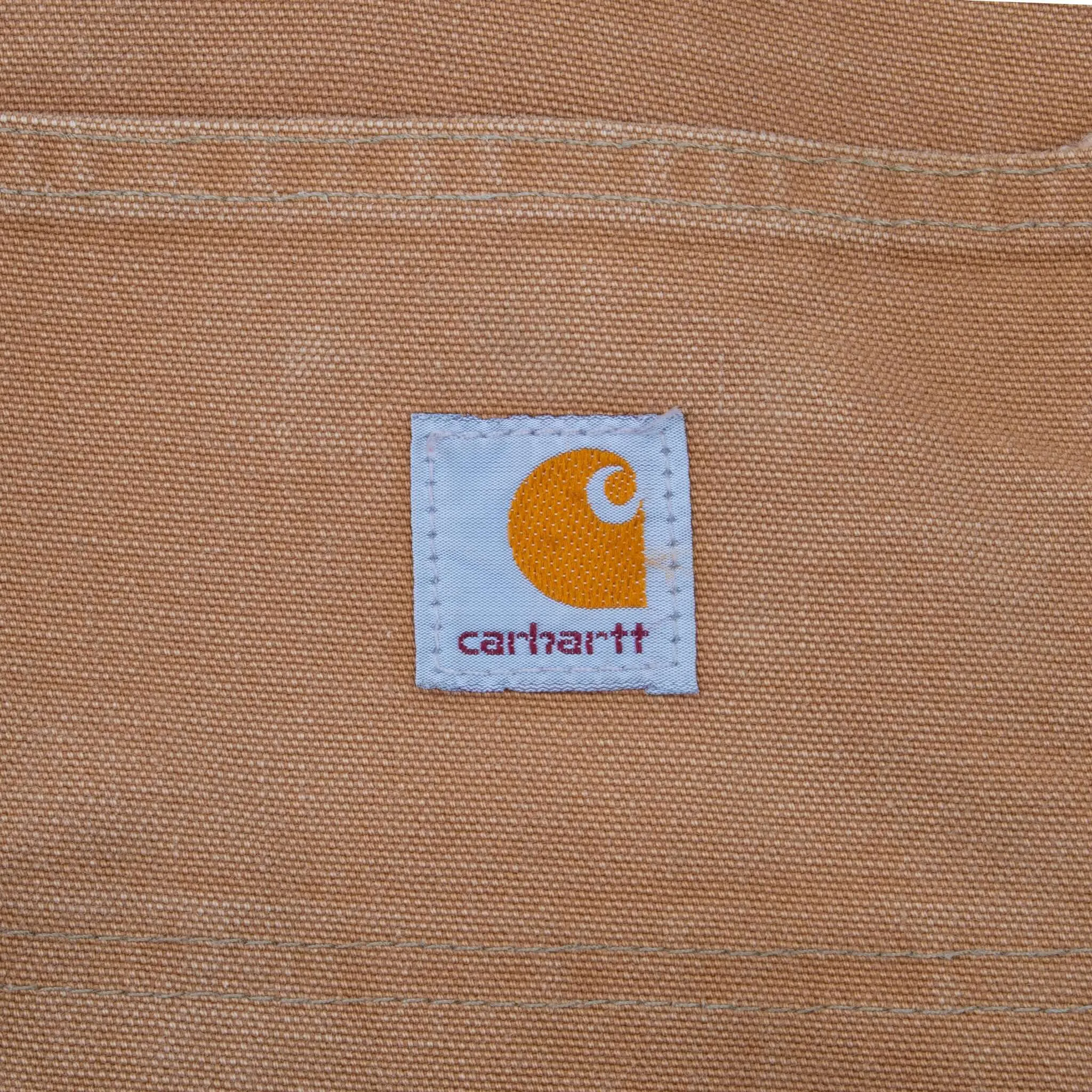 VINTAGE CARHARTT DOUBLE KNEE SANDSTONE PANTS B01BRN SIZE 38X30