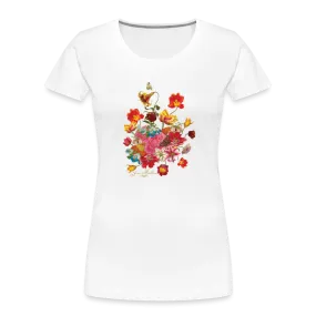 Yana Movchan Women’s Premium Organic T-Shirt FLORAL LOVE