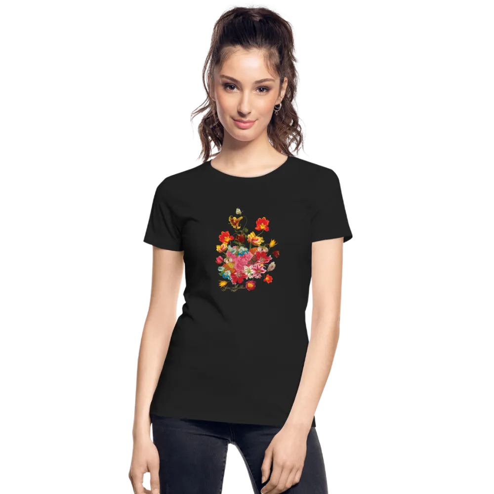 Yana Movchan Women’s Premium Organic T-Shirt FLORAL LOVE